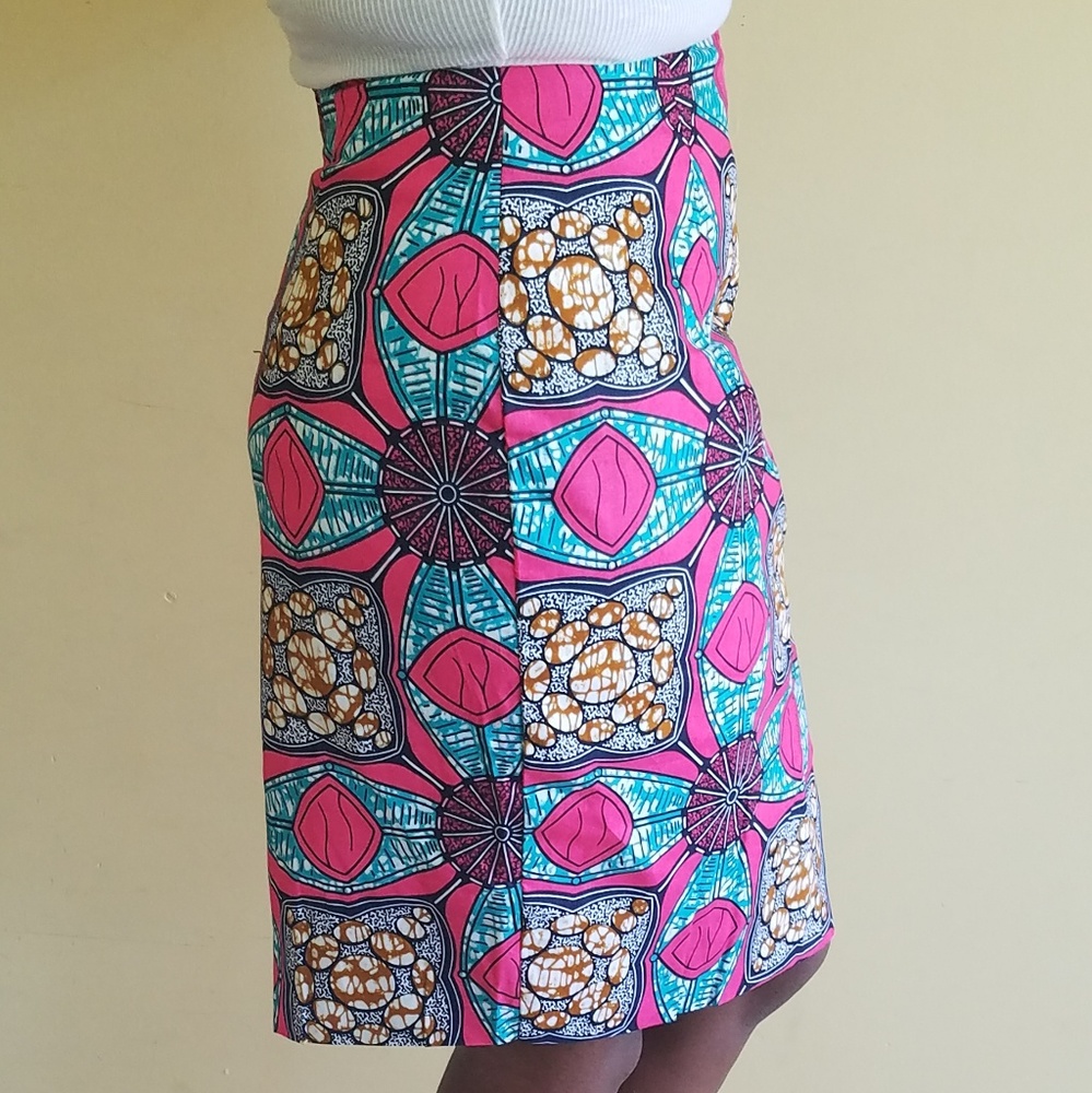 African Print Skirt - Picture 4 of 4